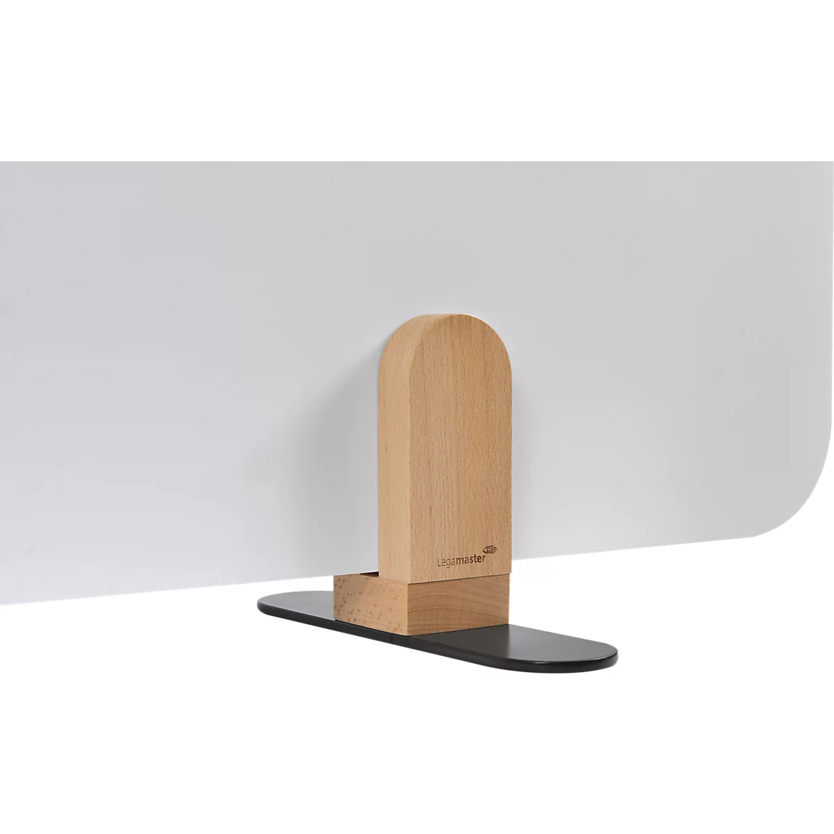 Legamaster Séparation de table pour tableau blanc Elements, acier émaillé, y compris 2 supports de pied, L 1600 x H 600 x P 11 mm